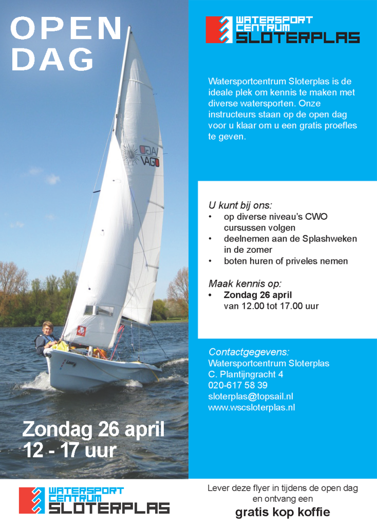 2015 A6 flyer opendag sloterplas